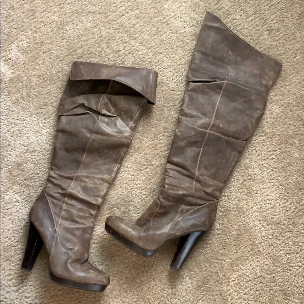 Jessica Simpson high heeled boots